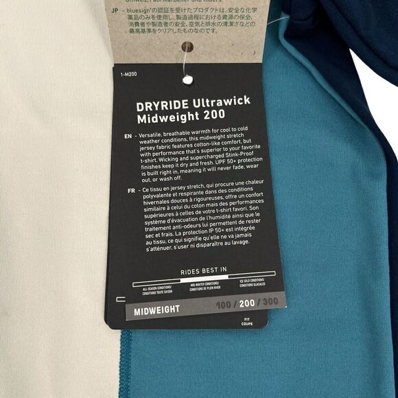 NEW Burton Men's Retro Midweight Baselayer Polo Long Sleeve Almond Milk Small - Picture 11 of 16